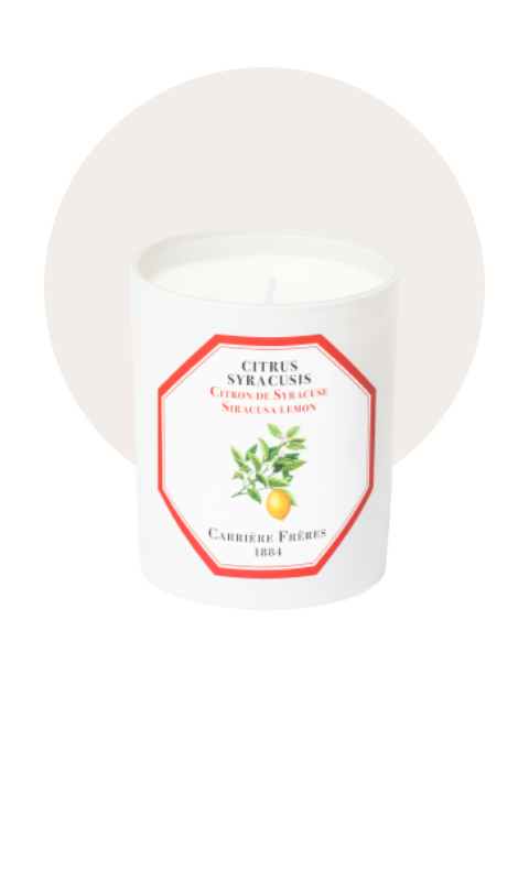 Bougie CITRON DE SYRACUSE