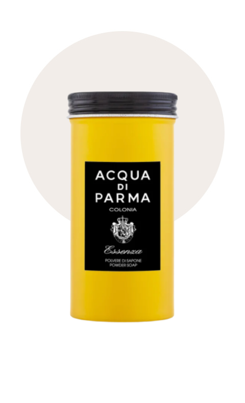 Colonia essenza poudre de savon