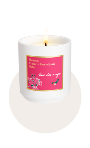 Rose des neiges - Bougie parfumée