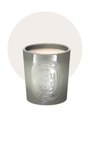 Bougie Intérieur et Extérieur Feu de Bois